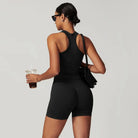 Momentum Seamless Racerback Gym Set - Shorts + Top Sets Starlethics 