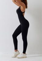 Active Fit One-piece Backless Jumpsuit Starlethics