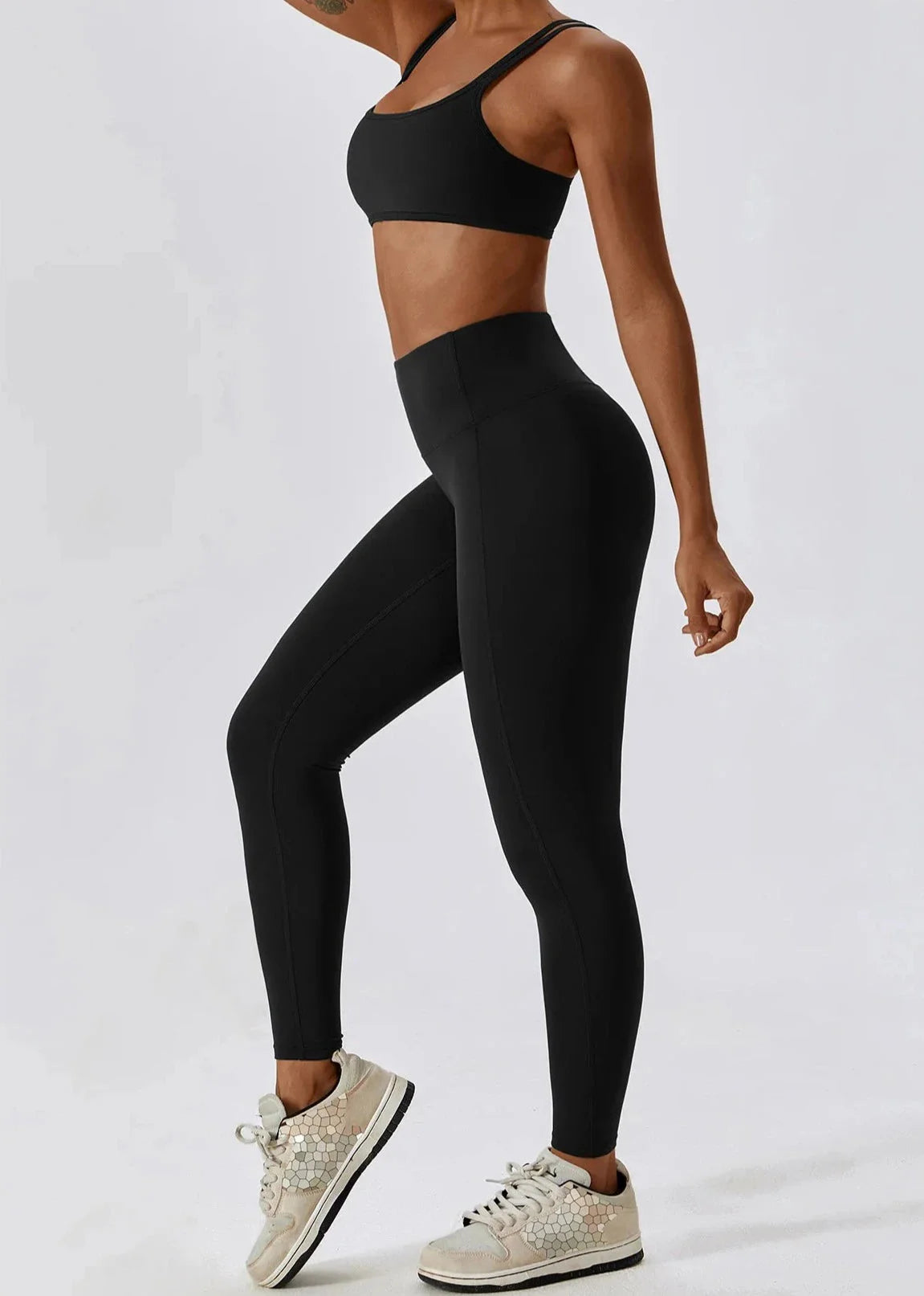Athletic Brim Seamless Gym Set - Leggings + Top Starlethics