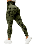 Marble Scrunch Leggings Starlethics
