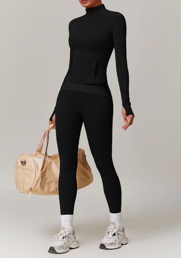 Infinite Jacket Gym Set - Leggings + Top Sets Starlethics 