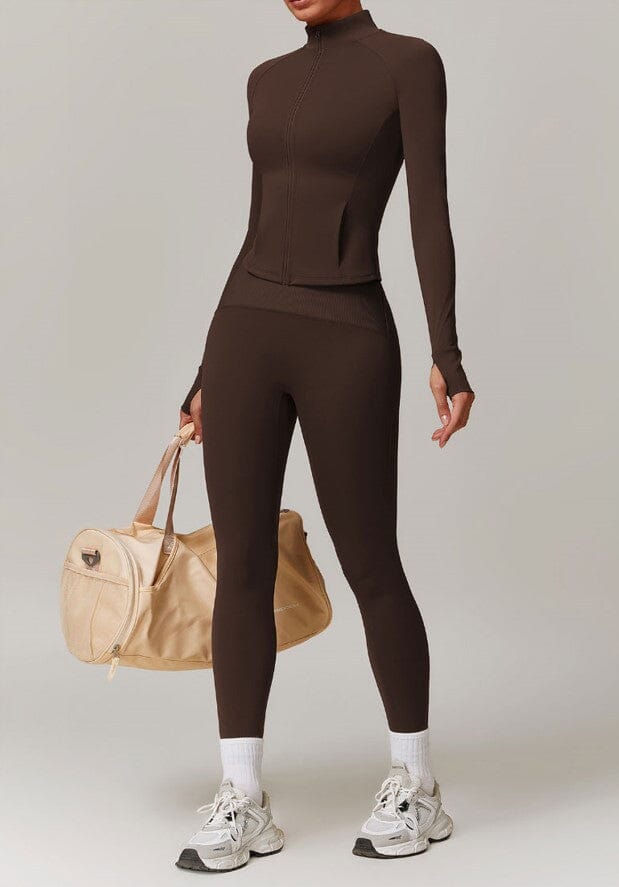 Infinite Jacket Gym Set - Leggings + Top Sets Starlethics 
