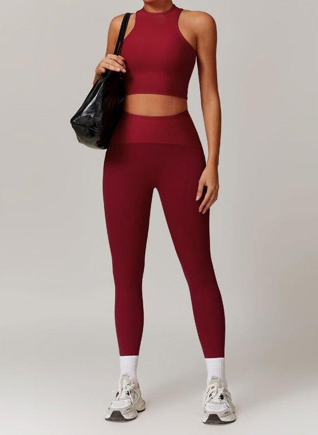 Infinite Racerback Gym Set - Leggings + Top Sets Starlethics 