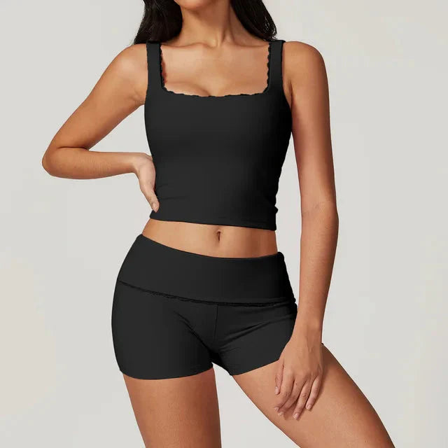 Immense Rank Athletic Gym Set - Shorts + Vest Starlethics