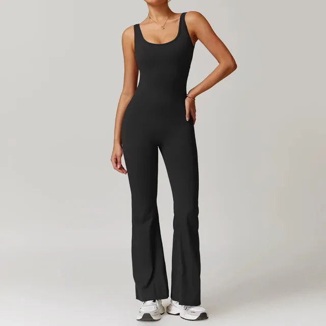 Freeform Pocket Flared Jumpsuit Starlethics
