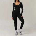 6. Women's Long Sleeved Yoga Set Jumpsuits One Piece Fitness Rompers Sportswear Tracksuit Gym Set Sports Running Workout Clothes Starlethics 