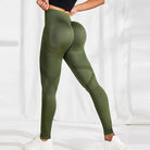16. Yoga Leggings Sport Frauen Fitness Legging nahtlose Workout Leggings Mode Push-up Leggings Fitness studio Frauen Radfahren Kleidung Starlethics Army Green M 