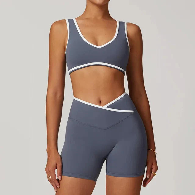 Myriad Step Up Gym Set - Shorts + Bra Starlethics