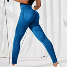 16. Yoga Leggings Sport Frauen Fitness Legging nahtlose Workout Leggings Mode Push-up Leggings Fitness studio Frauen Radfahren Kleidung Starlethics Blue M 