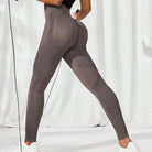 16. Yoga Leggings Sport Frauen Fitness Legging nahtlose Workout Leggings Mode Push-up Leggings Fitness studio Frauen Radfahren Kleidung Starlethics Coffee M 