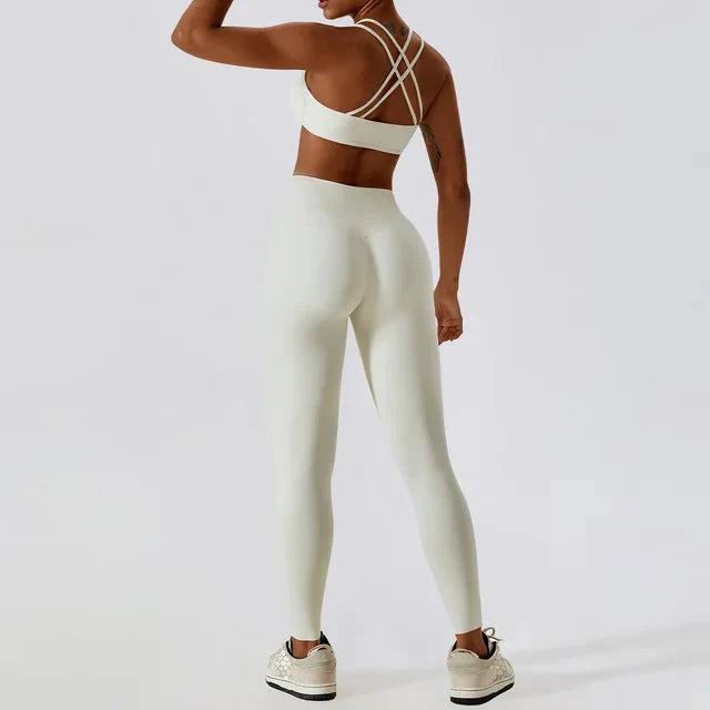 Athletic Brim Seamless Gym Set - Leggings + Top Starlethics