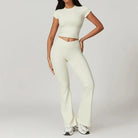 Active Wanders Flared Gym Set - Leggings + Top Starlethics