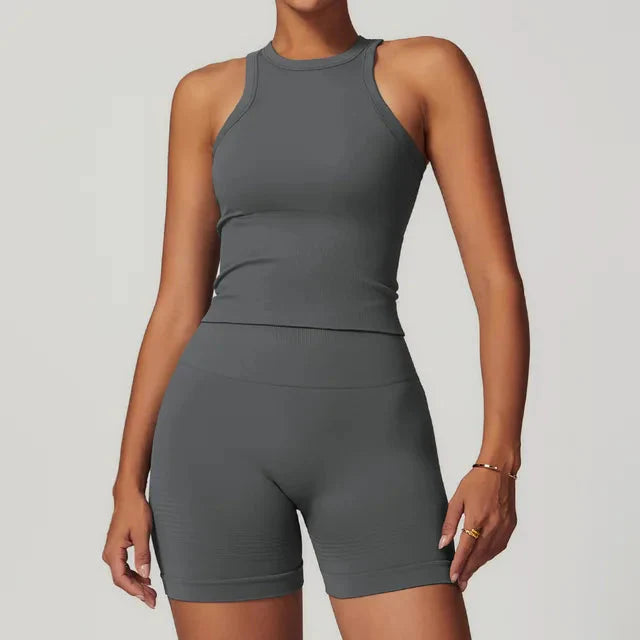Momentum Seamless Racerback Gym Set - Shorts + Top Starlethics