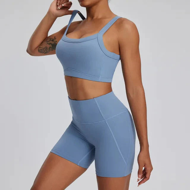 Dominance Athletic Gym Set - Shorts + Bra Starlethics