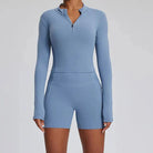 Dominance Athletic Gym Set - Shorts + Top Sets Starlethics Haze Blue S 