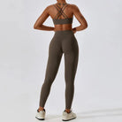 Athletic Brim Seamless Gym Set - Leggings + Top Starlethics