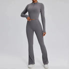 Dominance Athletic Flared Gym Set - Leggings + Top Sets Starlethics Grey S 