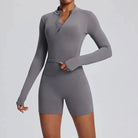 Dominance Athletic Gym Set - Shorts + Top Sets Starlethics Grey S 