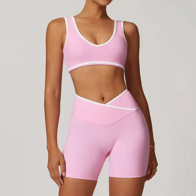 Myriad Step Up Gym Set - Shorts + Bra Starlethics