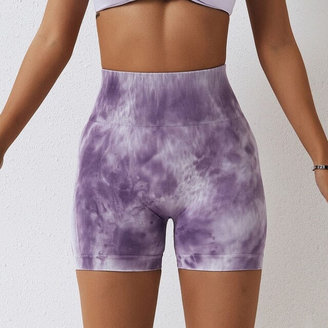 Splash Dyed Seamless Shorts Starlethics