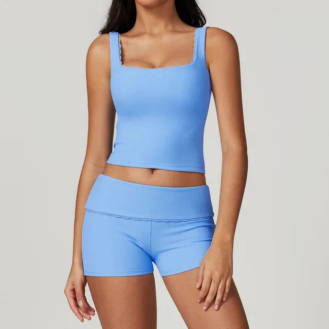 Immense Rank Athletic Gym Set - Shorts + Vest Starlethics