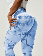 Marble Scrunch Leggings Starlethics