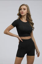 Seamless Yoga Set - Shorts + Top Starlethics