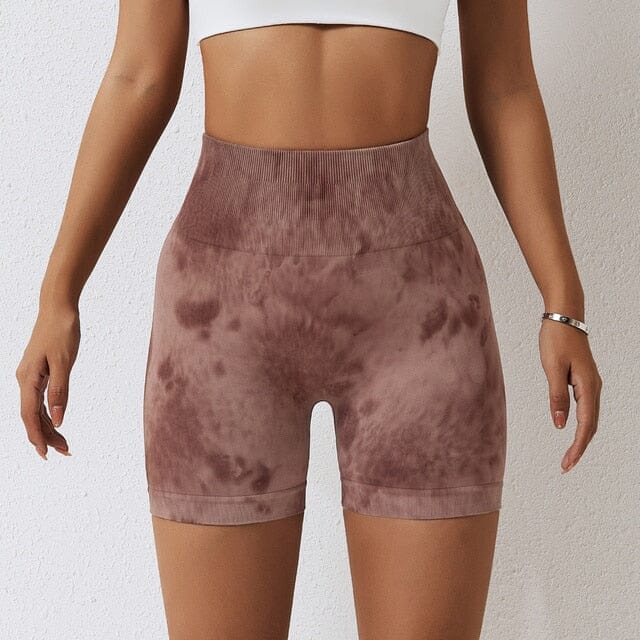 Splash Dyed Seamless Shorts Starlethics